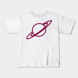 Simple saturn Kids T-Shirt